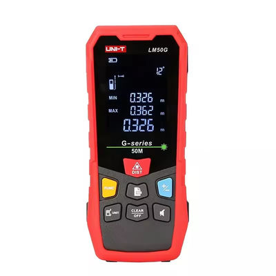 ซื้อ เครื่องมือวัดระยะเลเซอร์กลางแจ้ง ยาวเมตร UNI-T LM50G 50M การผลิตออนไลน์