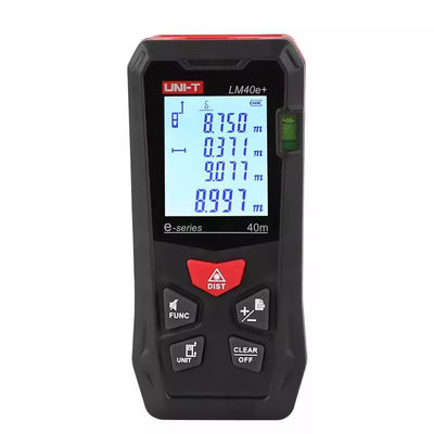 ซื้อ UNI-T LM40e+ เครื่องวัดระยะเลเซอร์แบบพกพา เครื่องวัดเทป การผลิตออนไลน์