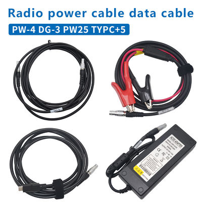 ซื้อ Hi-Target GPS RTK Host Data Cable DG-3 HDL460A สายไฟฟ้าวิทยุ สายไฟฟ้า PW-25 2-Pin 5-Pin Power Adapte การผลิตออนไลน์
