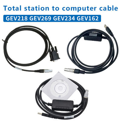 ซื้อ GEV234 GEV269 GEV218 GEV162 สายส่งข้อมูลสําหรับ Lei-ca GPS GNSS ระดับดิจิตอลอิเล็กทรอนิกส์ สถานีรวม TMTS 8pin+USB การผลิตออนไลน์