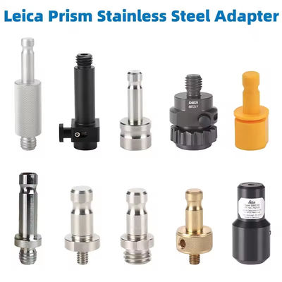 ซื้อ อะแดปเตอร์ปริซึม 5/8 1/4 ตัวแปลงเกลียว ขั้วต่อเสากึ่งกลางสากลสำหรับ Leica Base GPS RTK Total station การผลิตออนไลน์