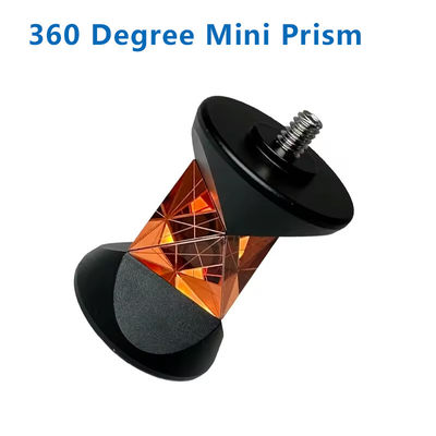 NEW มินิ 360 องศา Prism กับ Adapter 5/8x11 Thread สําหรับ SWISS สถานีรวมโดยไม่มีเสา มินิ Prism Survey