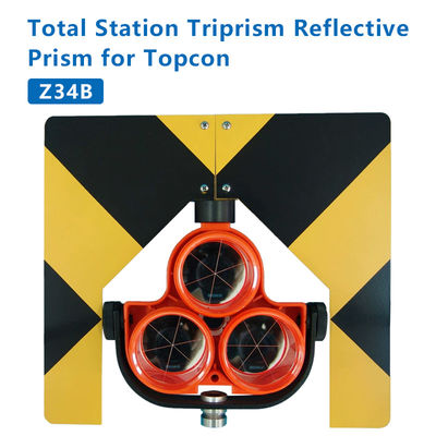 คุณภาพสูง สถานีรวม Triprism Reflective Prism Z34B สําหรับ Nikon Topcon Sokkia South