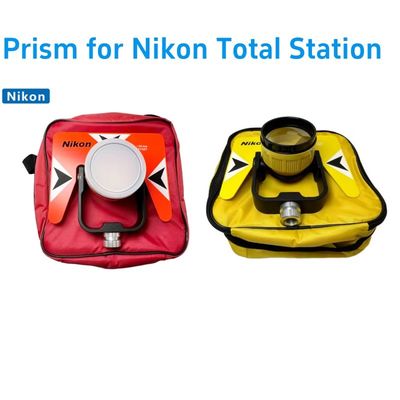 ปริซมเดียว AK18 ใช้กับ Nikon South Trimble Top-C Sokk-ia Series การวัดปริซมสถานีรวมด้วยกระเป๋าอ่อน