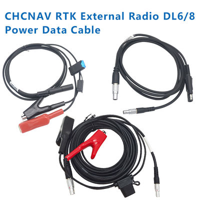 CHCNAV RTK แบตเตอรี่เชื่อมต่อสายไฟฟ้าสายไฟฟ้าวิทยุภายนอกสายไฟฟ้า DL6 DL8 DL9 สายข้อมูลสําหรับ CHC GNSS CHCNAV