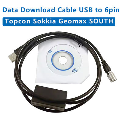 2025 ข้อมูลใหม่ ดาวน์โหลดสาย USB ไปยัง Hirose Connector 6pin Connector สําหรับ Windows 7/8/10/XP สําหรับ Topcon Sokkia Gowin South