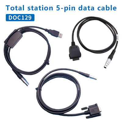 DOC129 สายสัญญาณข้อมูลสําหรับ TOPCON SOKKIA สถานีรวม ES/OS/PS ไปยัง PC (win11) 5 Pin