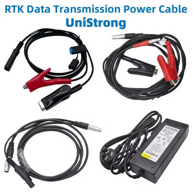 UniStrong GNSS RTK สายส่งข้อมูล 5 ปิน สายไฟฟ้าสําหรับวิทยุภายนอก เครื่องปรับพลังงาน 220V