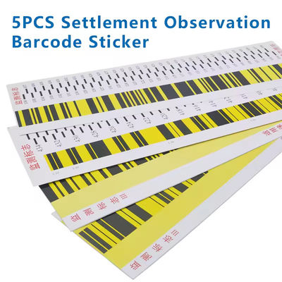 5PCS SETTLEMENT OBSERVATION BAR CODE STICKER FOR LEI-CA SOKK IA TRIMBLE FOIF การสํารวจระดับดิจิตอล