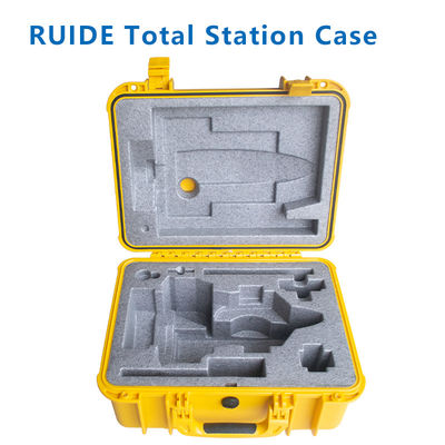 เคสแข็งพลาสติกสีเหลืองใหม่สำหรับเครื่องมือสำรวจ RUIDE RTS822 TIANYU CTS630 Total Station