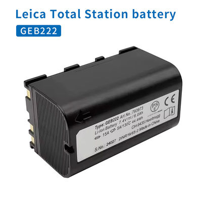 GEB222 แบตเตอรี่สําหรับ Leica ระบบ GPS สถานีรวม ATX1200 1230 Piper 100 200 Lases เครื่องสํารวจ แบตเตอรี่ชาร์จใหม่