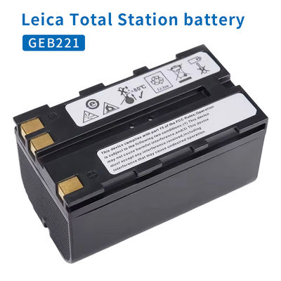 แบตเตอรี่ลิเธียมไอออนแบบชาร์จไฟได้ GEB221 สำหรับเปลี่ยน 7.4v สำหรับเครื่องมือสำรวจ Total Station TS11 TS12 TS15 TS16 GS10 GNSS