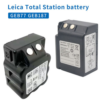 แบตเตอรี่ GEB187/77 ทนทานสำหรับ Leica TCA1100 TCA1700 TCA1800 TPS1000 TPS2000 TPS2003 Total Station NI-MH Survey