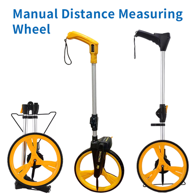 วงล้อวัดระยะทางด้วยมือ จิติมาตรการทางทางอิเล็กทรอนิกส์ วงล้อวัดกลไก วงล้อม้วน