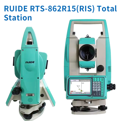 Ruide RTS-862R15 สถานีรวม 2' ความแม่นยํา 1500M ระยะที่ไม่ใช้นิรภัย