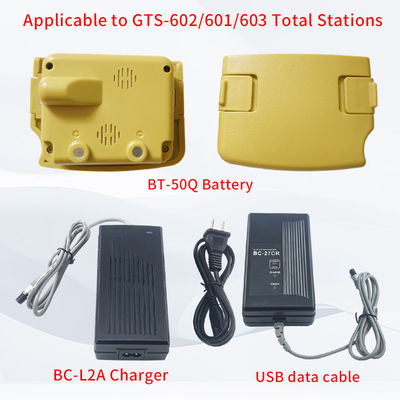 Compatible with total stations GTS-602/601/603 and BT-50Q battery BC-27CR charger